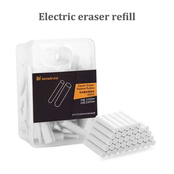 IC 50 st/70 st 2,5 mm Elektriskt Suddgummi Refill Suddgummi Refill Skiss A2