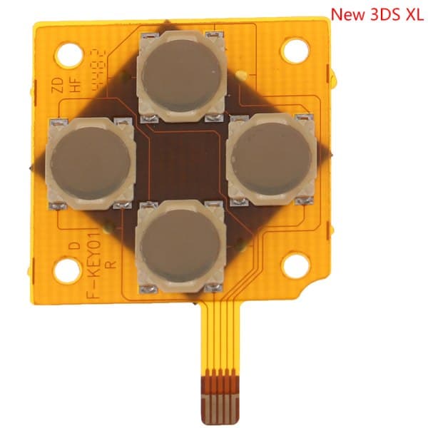 IC 3DS XL-kontroller D-pads metall snap PCB-kortknapp ledende ny 3DS XL