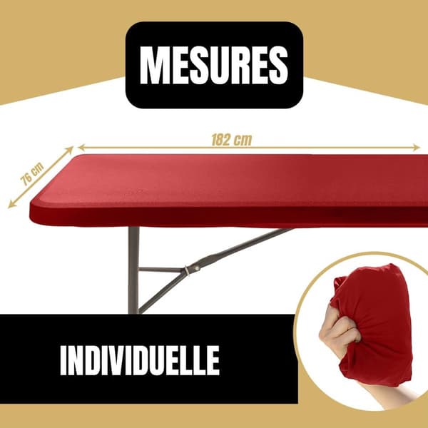 Röd - rektangulär - elastisk - alla - tillfällen - festduk - födelsedagsfestdekoration - 183 - 76 - cm - trädgårdsduk