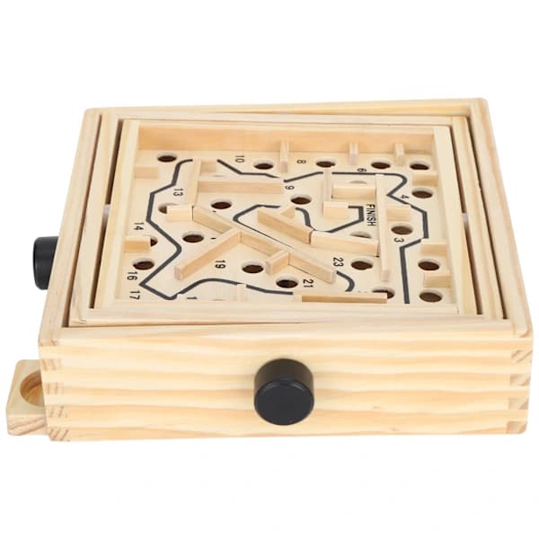 Blue Labyrinth Board Game Educational Puzzle Toy Track Ball Maze