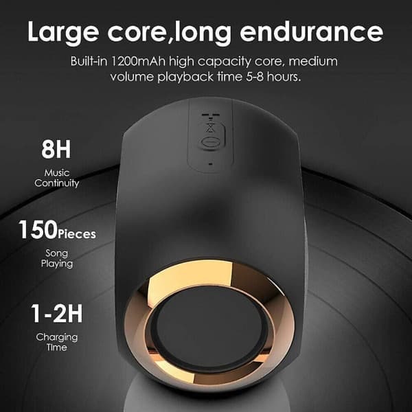 IC Bluetooth-høyttaler, trådløs Golden Egg-serie subwoofer blå