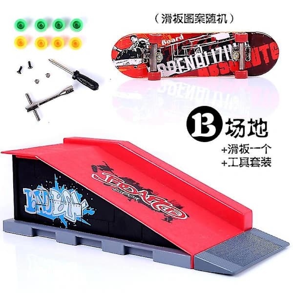 Fingerboard Park Fingerboard Felt Kombinationssæt Gaver Til Børn En til sektion B b b