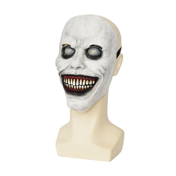 Läskig Halloween-mask Leende Demoner Skräckmask