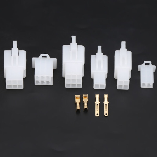 580 st 2 3 4 6 9 Pin 2,8 mm Kretsplint Hane/Hona Kontakthus för Elektronik, DUBUNS