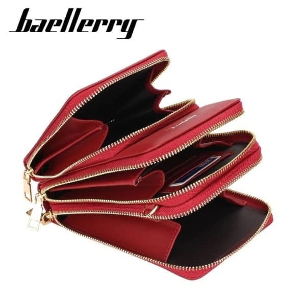 Shoulder bag mobile bag with shoulder strap women red red röd