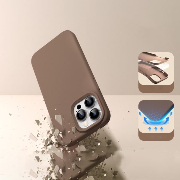 Nestemäinen silikonikuori iPhone-sarja iphone14 plus