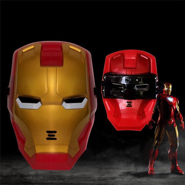 IC LED Superhjältemask Amerika & Iron Man Avengers Batman Spiderman 7