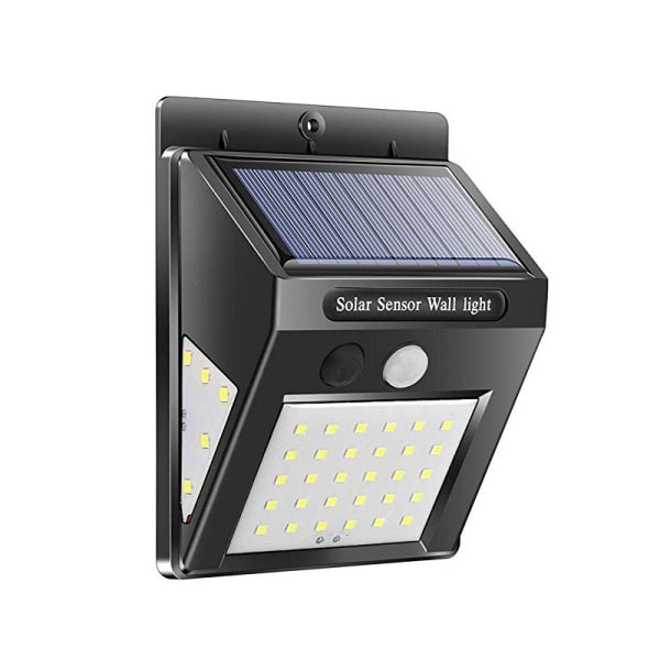 IC Sikkerhetsvegglampe for hage (3 sider 40+5+5 enkel funksjon)