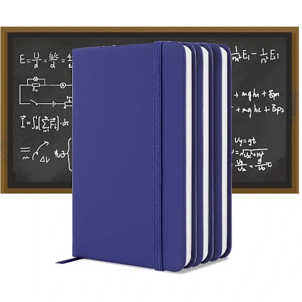 1st Pocket Notebook Notepad Small Notebooks Hardcover Notebook A6 Notepad Journal 160 Pages (80 Sheets) - Blue