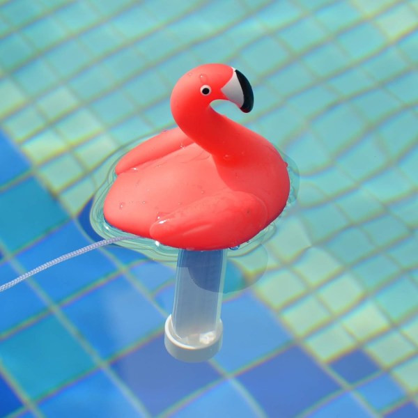 IC Flydende Pooltermometer, Dammvattentermometer med Snøre, Baby