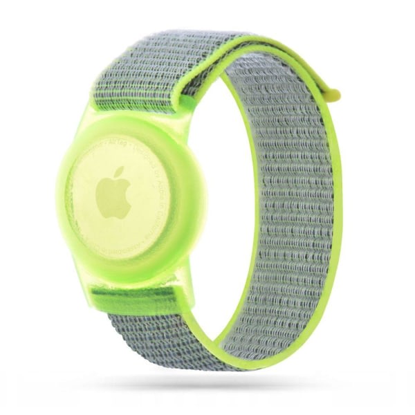 Tech-Protect Apple AirTag Armband Nylon - Lime IC