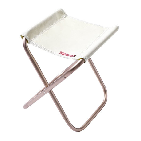 IC Foldbar Campingkrakk, Bærbar sammenleggbar campingstol - Beige