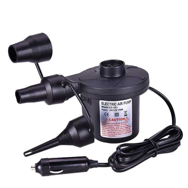 IC Elektrisk Luftpumpe Bærbar Luftmadraspumpe Inflator Deflator