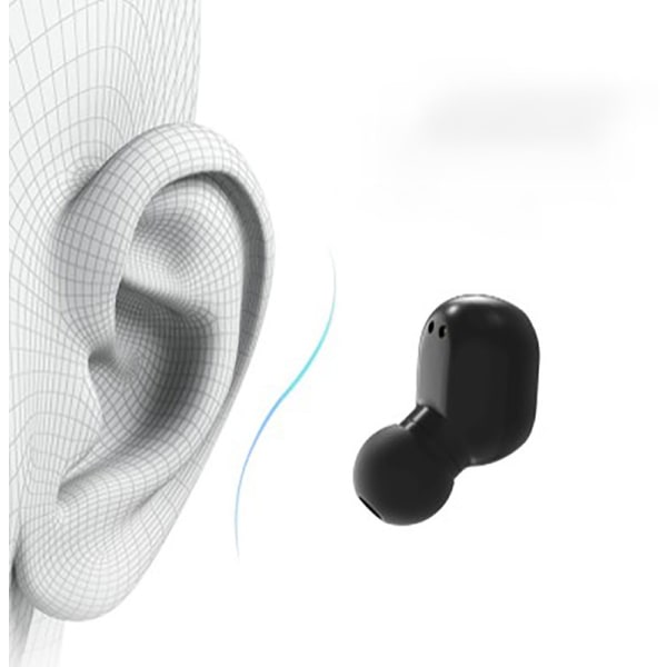 IC Bluetooth-hodetelefoner In-Ear USB Hurtiglading 24 timer