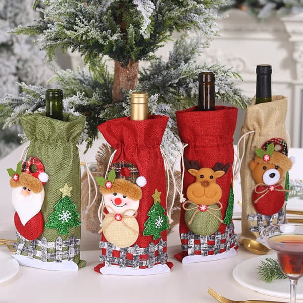 IC Julevinflaskedeksel Julenisse Champagne Deksel C