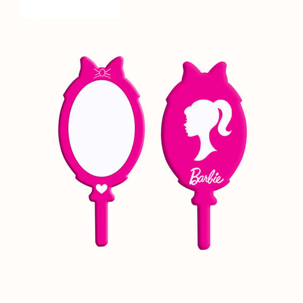 IC 5st Barbie Makeup Brush Øyenskyggebørste Høyglansbørste Leppespeil