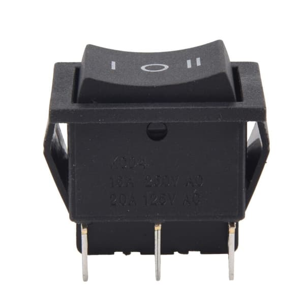 16A 250V AC 20A 125V 6-pinners 3-posisjons vippebryter