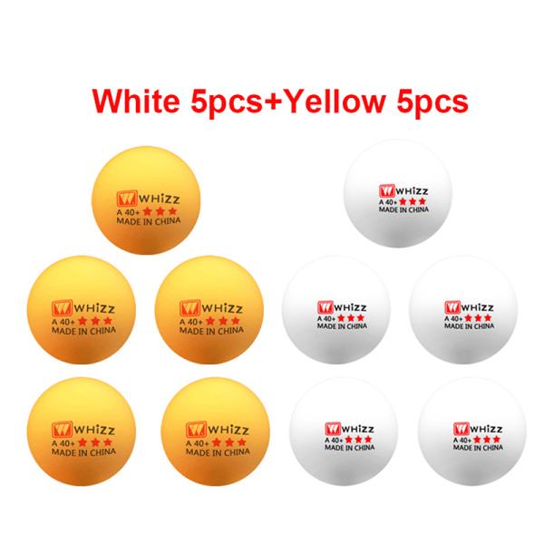 IC 10/50 stk Bordtennisball 3 stjerner Konkurranse Treningsballer P Multicolor 10PCS