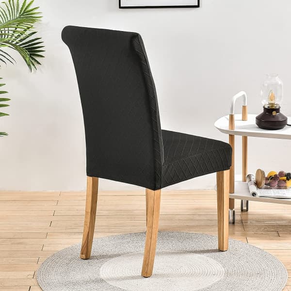 2 st stolsöverdrag, avtagbara och tvättbara (beige)