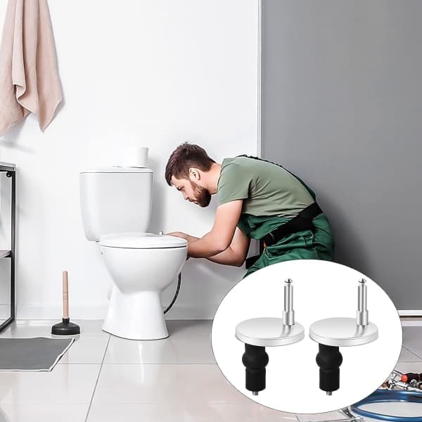 IC Pack Universal Toalettsete Holder Hengsler Deksel Til