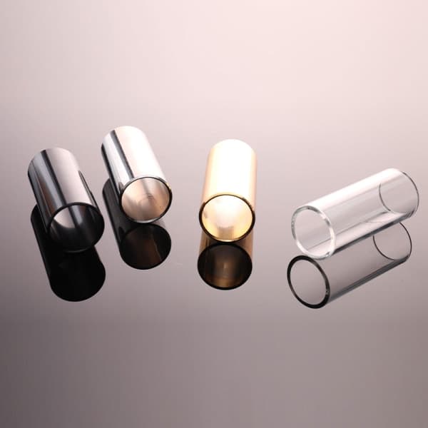 IC 60MM Gitarr Slide Bar Rostfritt Stål Metall/Glas Finger Slides Guld