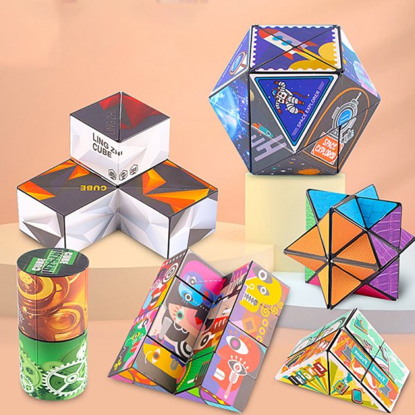 IC Infinity Flip Magic Cube navetta leksakspussel avlastningsverktyg Multicolor 3