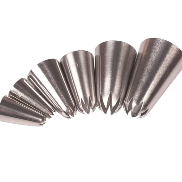 IC 5 stk/sæt Glasur Piping Bag Dyser Køkken Gadget Bagekage