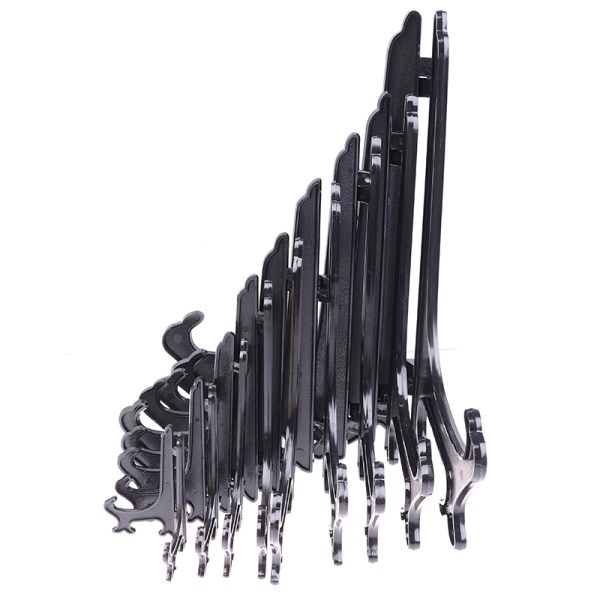 IC 10 stk Bærbare Staffeli Plattholder Display Stander 7 tommer 10 stk