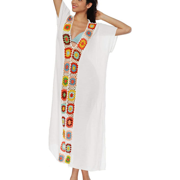 IC NOE Klänning Slit Sexig Lång Klänning Strand Cover Up