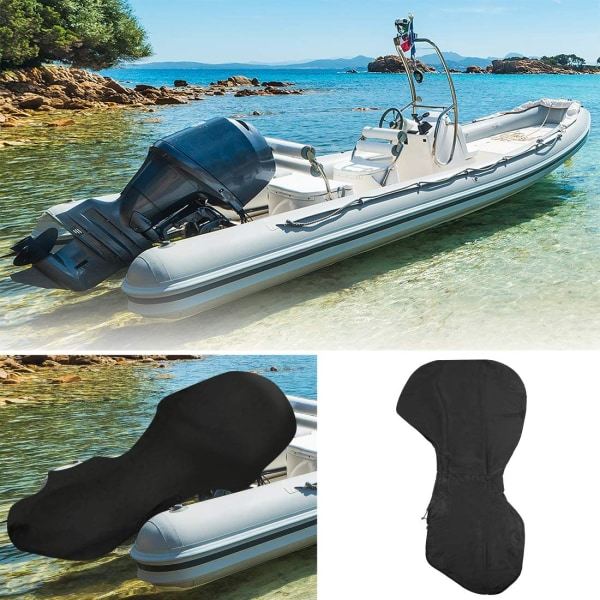 Motorcover, bådcover, bådcover - 59*63*51 tommer, sort