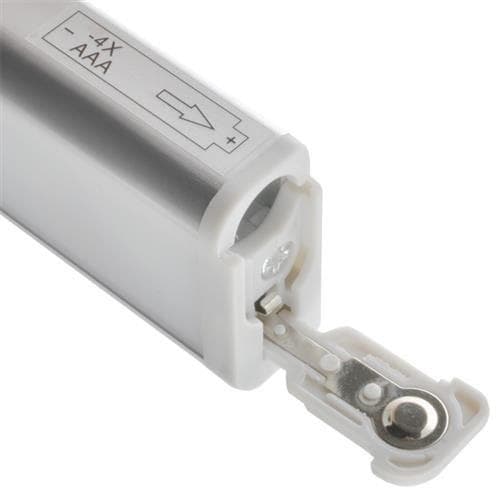Batteridriven LED-lampa med rörelsesensor silver