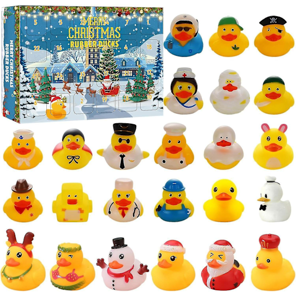 Gummianke Advent 2023, Advent 2023 Barn, Advent Anka Bad Till 0124 ducks