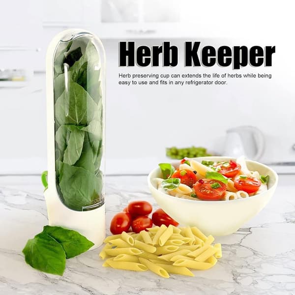 Herb Preservation Cup - Extends Shelf Life - 1 Piece - 25 cm