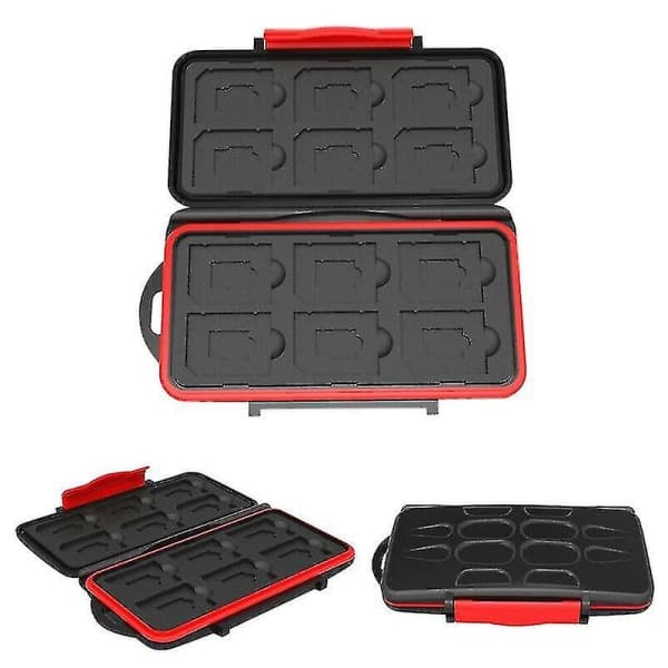IC 12sd 12tf Slots Case Holder Vandtæt til Flere Formål