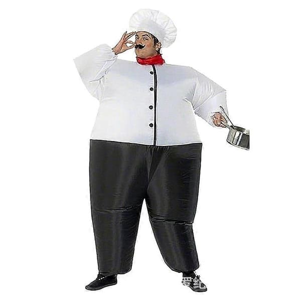 Rolig Kok Oppustelig Kostume
