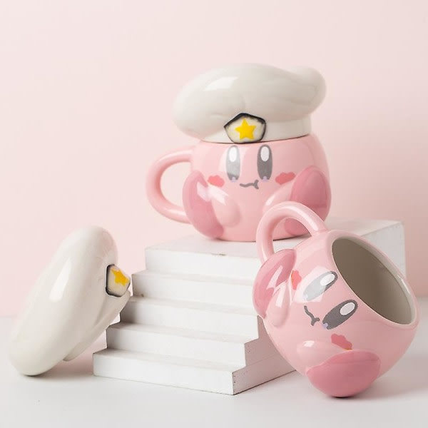 Tegnet Kockestjerne Kirby Navy Hat Star Keramisk Kopp Kaffe Kanne