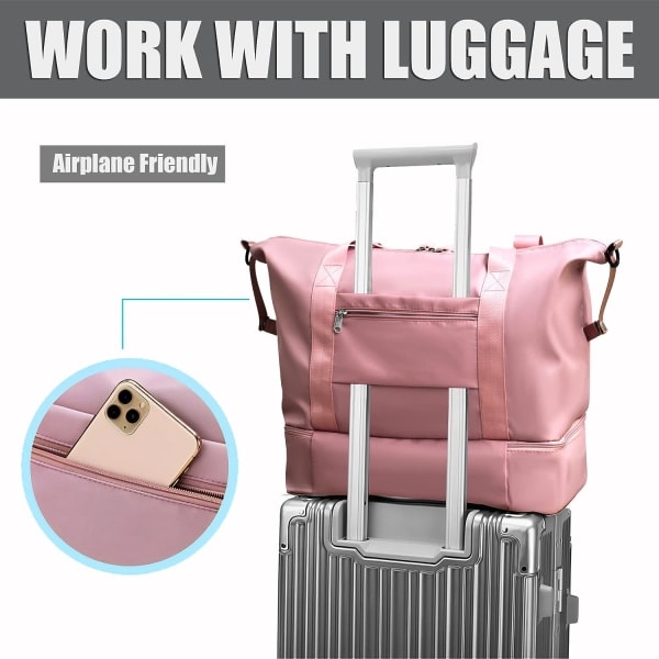 IC Resa Duffelbag, Urheilukassi Naisille, Taittuva Kevyt Yöpymislaukku Viikonloppuostos Sairaala