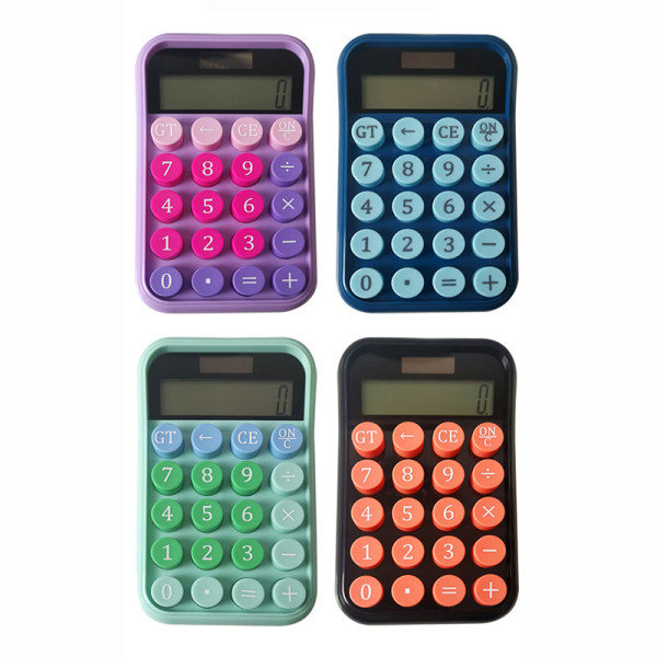 IC Piirretty Candy Color Hiljainen Laskin Mekaninen Näppäimistö Pöytä A3
