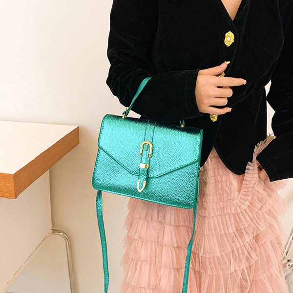 IC Crossbody-väskor för kvinnor, justerbar axelrem Crossbody grön