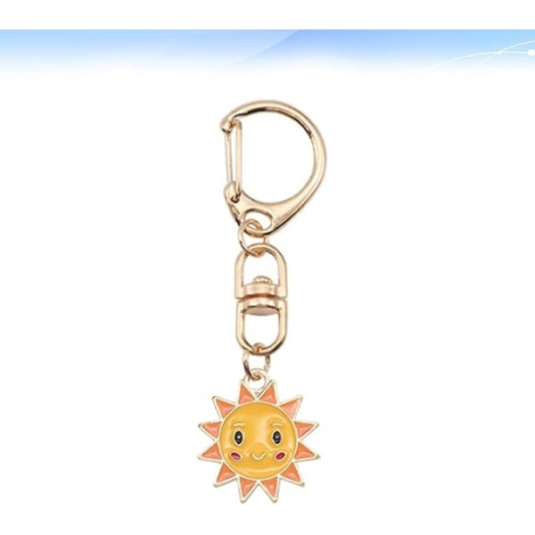 5 stk. Solnyckelbrikker Legering Nøglering Party Favor Gave Charm til Håndtaske, Bil Håndtaske Rygsæk IC