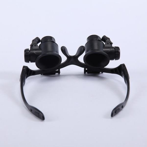 10x 15x 20x 25x Forstørrelse Justerbar LED-lampe Lupe til Juvelerer Urmagere - WELLNGS
