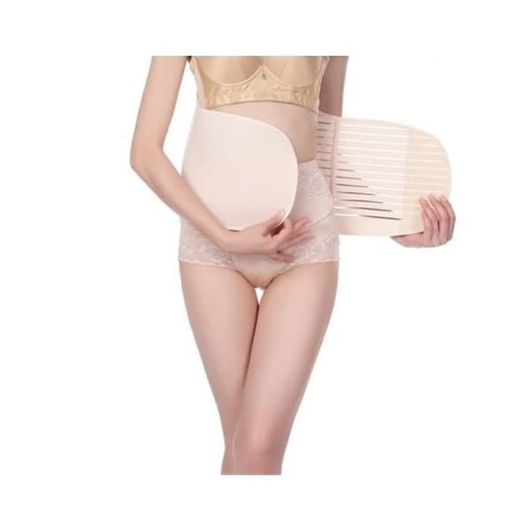 Effektiv Mavebælte efter Fødsel & Graviditet - Nude Beige one size