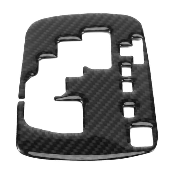 Karbonfiber Girskiftpanel Deksel Trim For 2015-2021