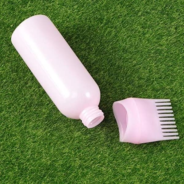 3-pack - Vit - Lila - Rosa - Applikatorflaskor - Hårfärgning - Påfyllningsbara - Plastflaskor - Hårfärgsflaskor - med - Skala