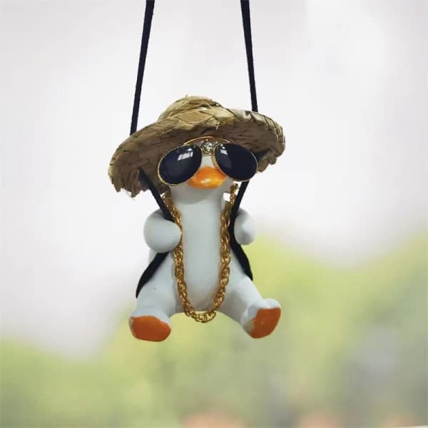 Bilhenger for kvinner Swing Duck Auto Dekorasjon Flygende And Bak IC