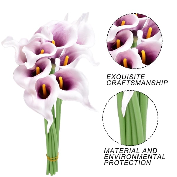 IC 20 buntar konstgjorda blommor utomhus UV-beständiga falska blommor