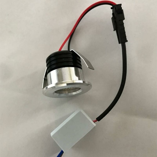x Mini LED Indbygningsspots 3W LED Varm Hvid Til Vitrine Indendørs Stationsbelysning Gipsplader Inkl. Separat Transformer
