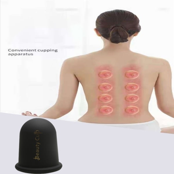 1 ST Silikon Anti-celluliter Massage Vakuumterapi Kroppskoppar C