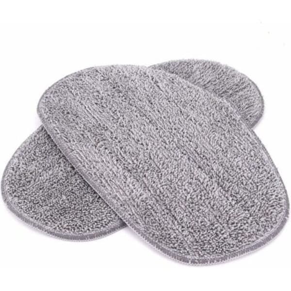 Paket med 5 Mikrofiber Ersättningsdynor för Leifheit CleanTenso Ångmopp