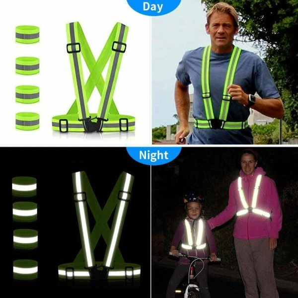 IC Sikkerhetsvest, refleksvester, 2 gule sikkerhetsvester